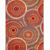 3' x 5' Indoor/Outdoor Saffron Circles Rug
