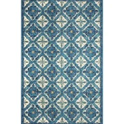 5' x 8' Madrid Indoor/Outdoor Rug (blue)