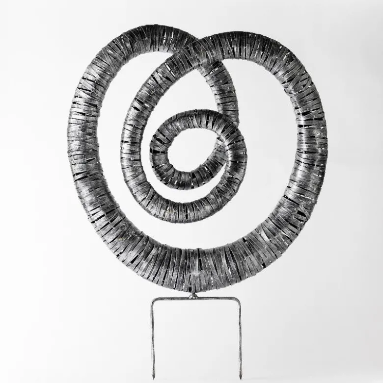 Zen Swirl Sculptural Stake