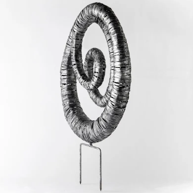 Zen Swirl Sculptural Stake
