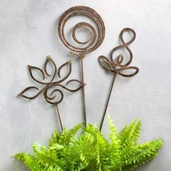 Zen Symbols Garden Stake - Meditative
